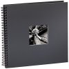 Spiralalbum Fine Art schwarz, 36x32cm, 50 schwarze Seiten