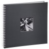 Spiralalbum Fine Art grau, 36x32cm, 50 weiße Seiten