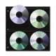 Clearfile CD/DVD Einlageblätter / 5er Pack